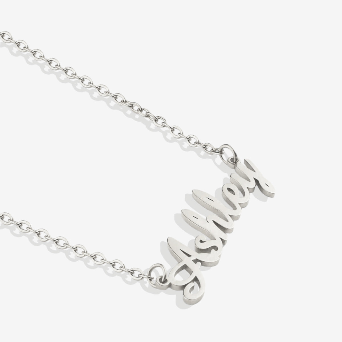Quill Name Necklace in 925 sterling silver