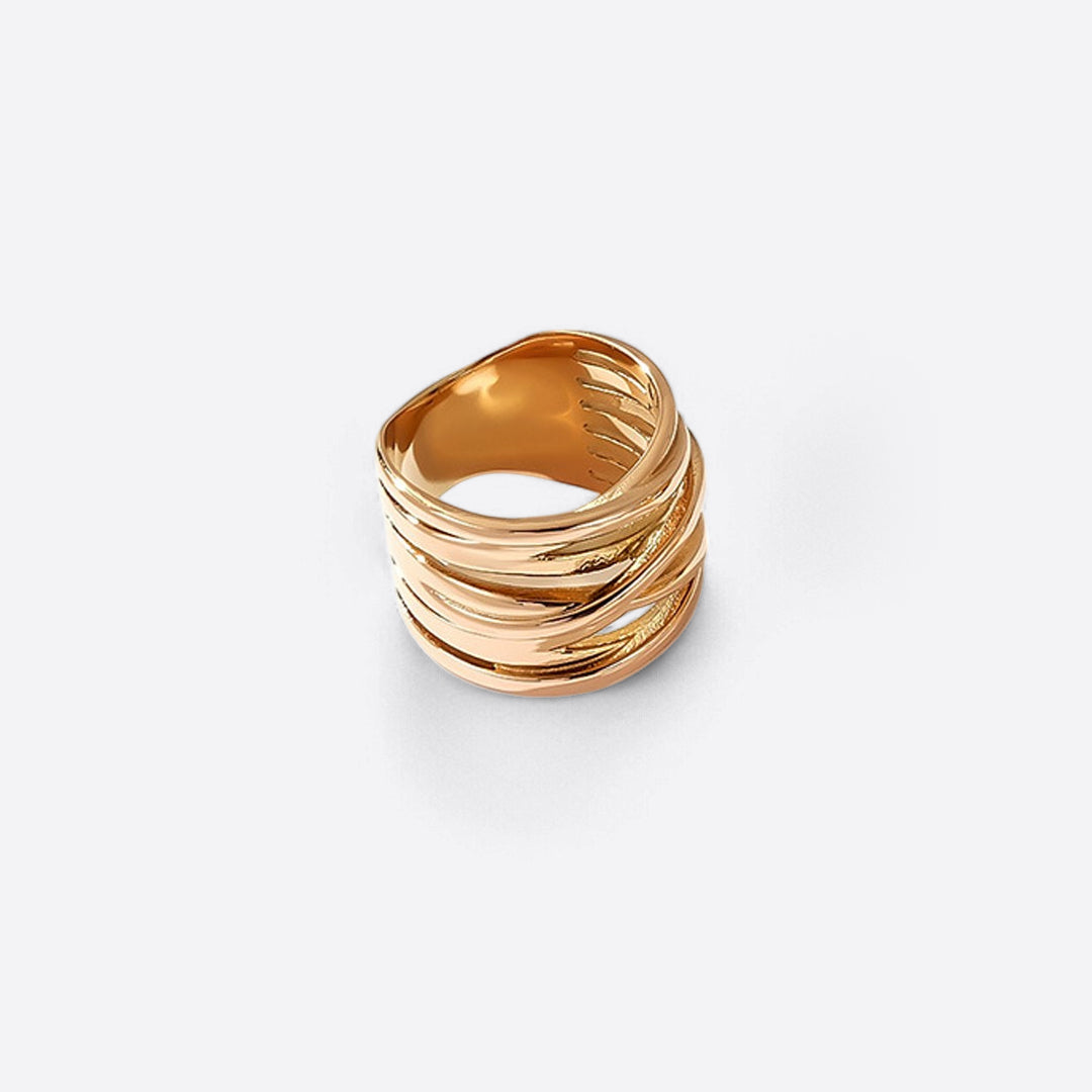 Drahtwickel-Statement-Ring