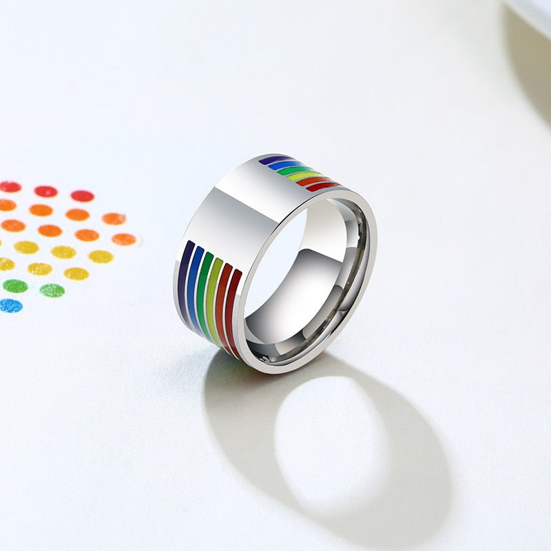 Rainbow Band Ring