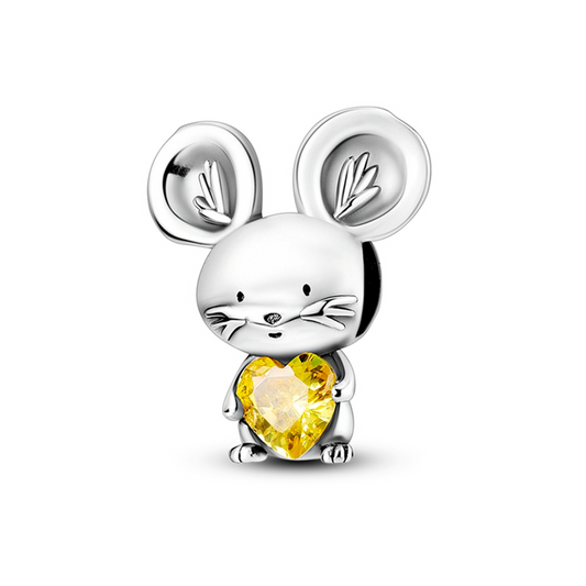 Little Mouse Charm in 925 Sterling Silver — Vanny Jewels