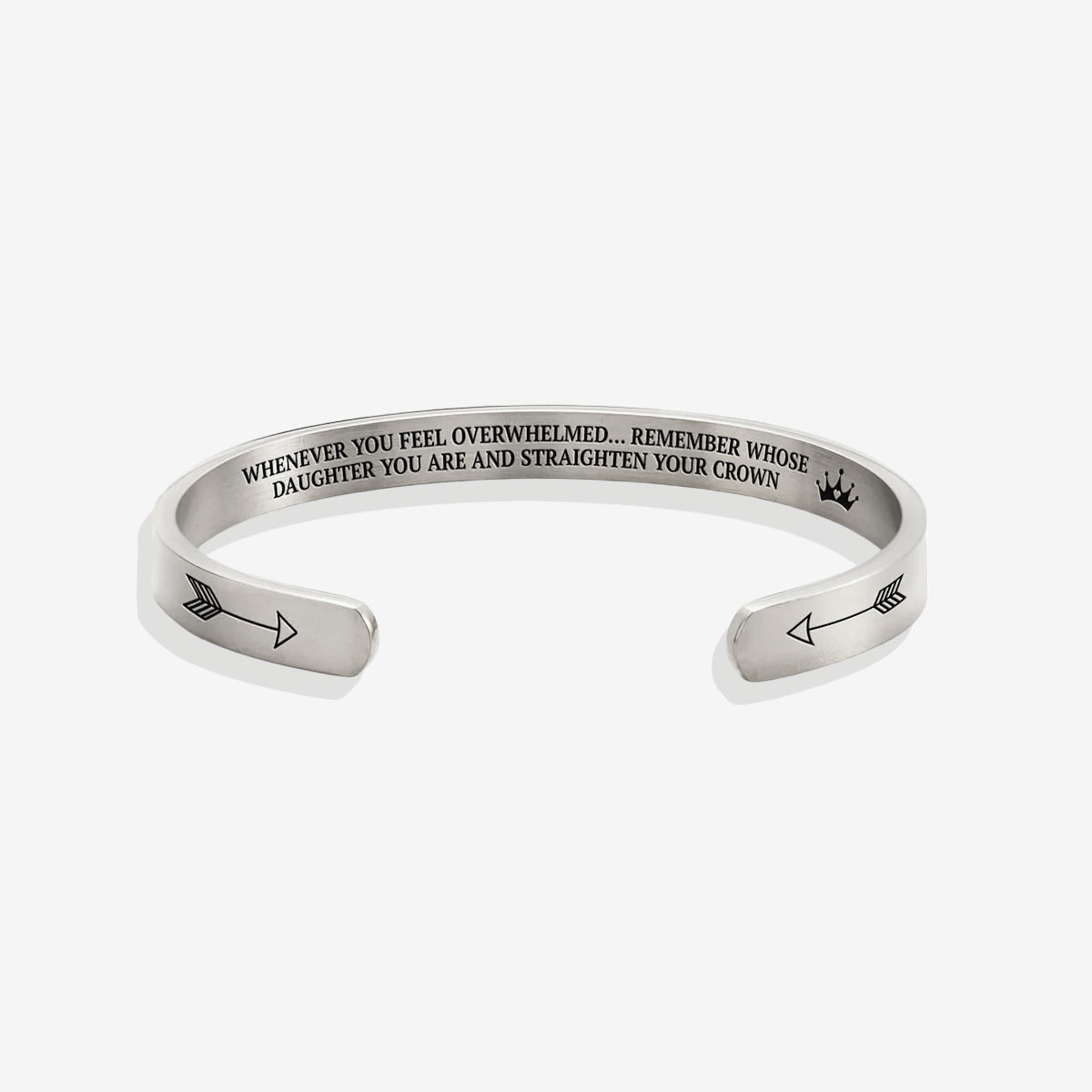 Ricorda chi sei e raddrizza la tua corona Bracciale a polsino