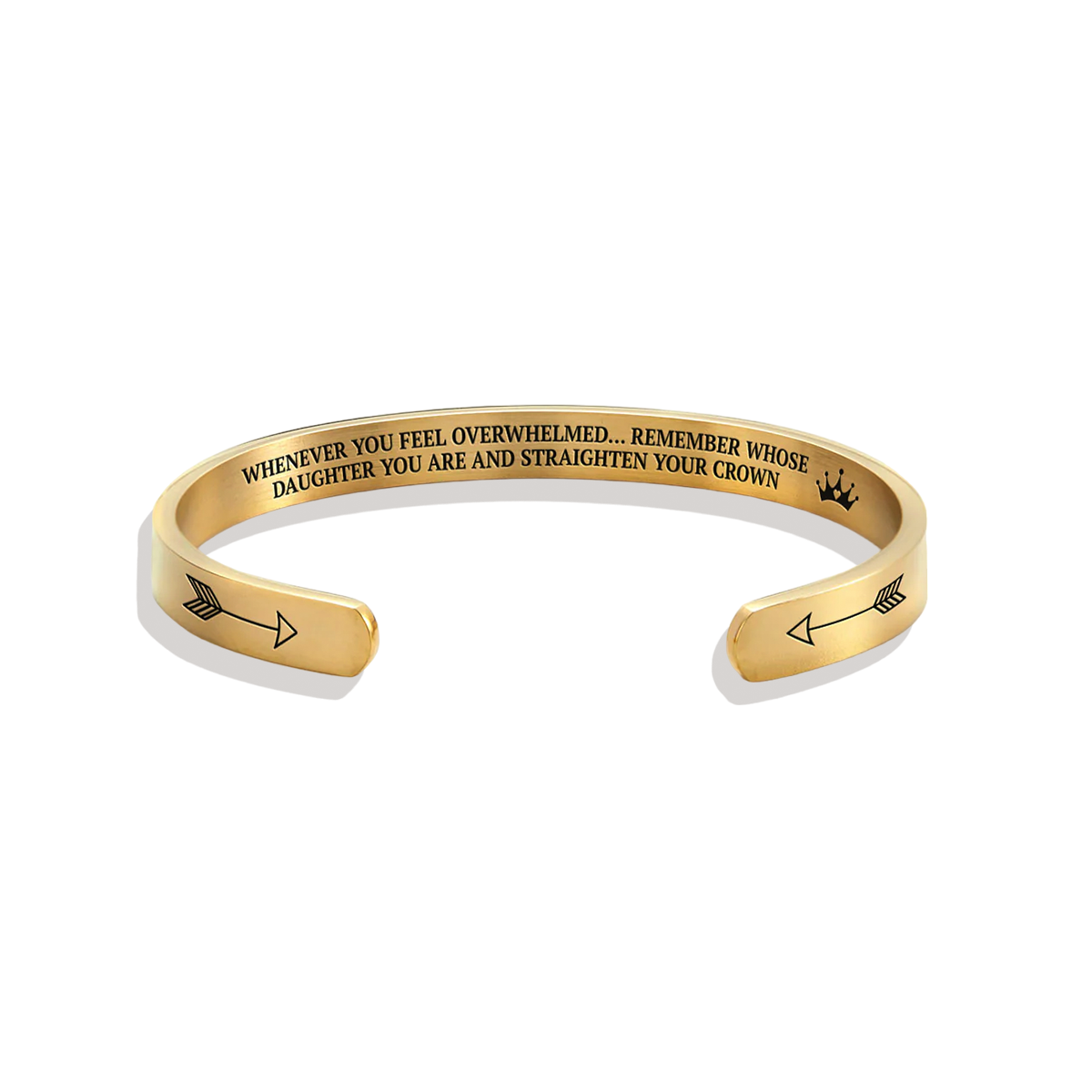 Ricorda chi sei e raddrizza la tua corona Bracciale a polsino