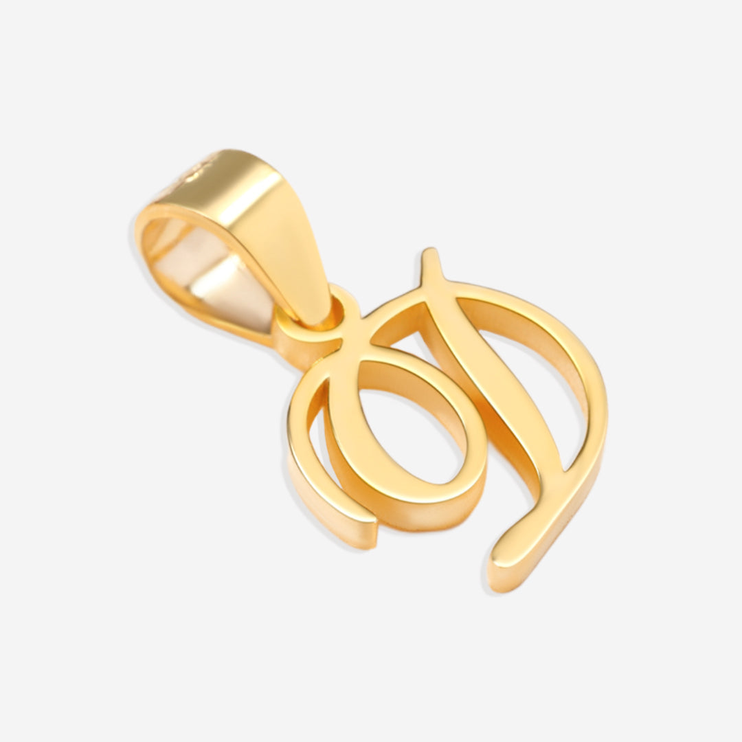 Romantischer Initialen-Charm-Anhänger