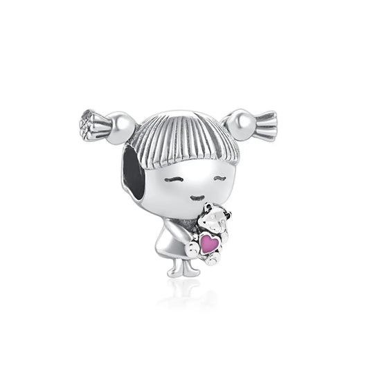 Girl Charm in 925 Sterling Silver — Vanny Jewels