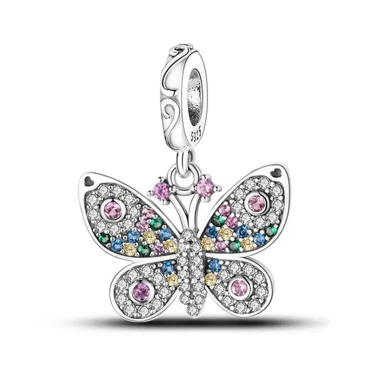 Butterfly Colors Charm in 925 Sterling Silver — Vanny Jewels