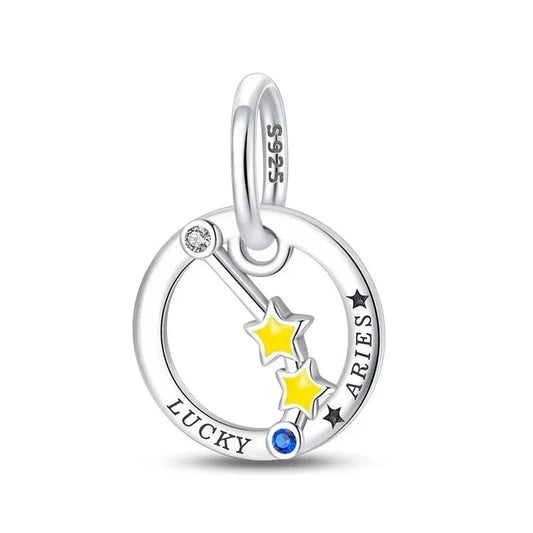 Zodiac Signs Charm in 925 Sterling Silver — Vanny Jewels