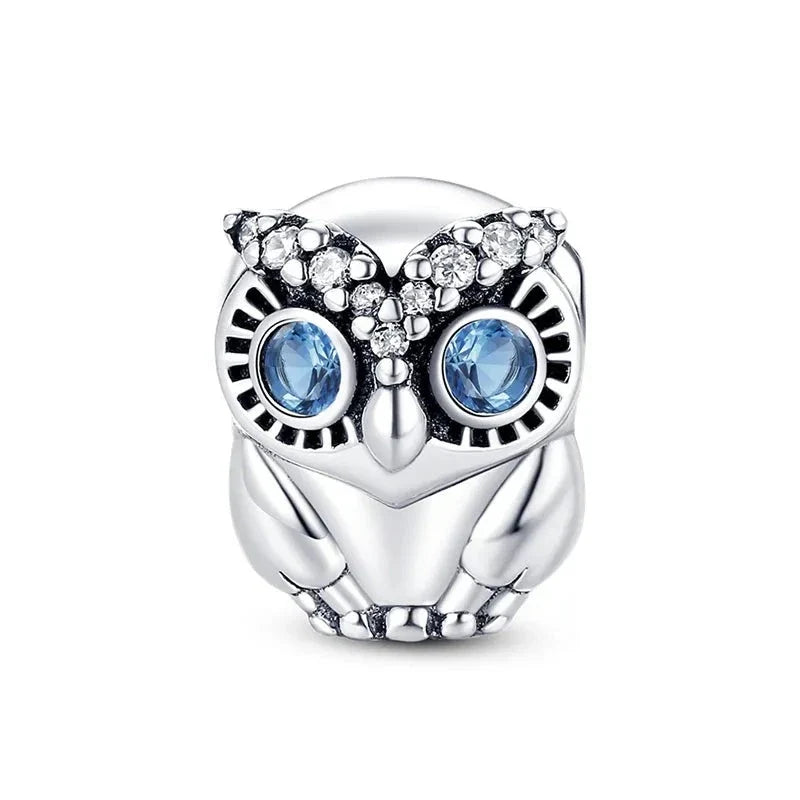 Owl Charm in 925 Sterling Silver — Vanny Jewels