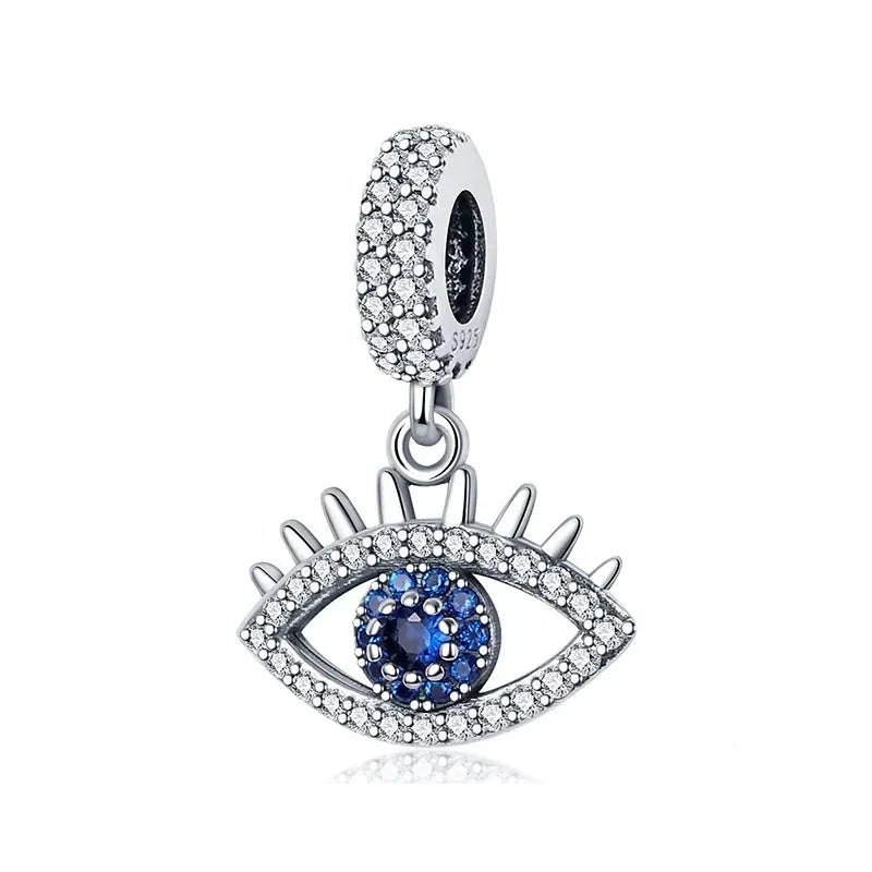 Eye Charm in 925 Sterling Silver — Vanny Jewels