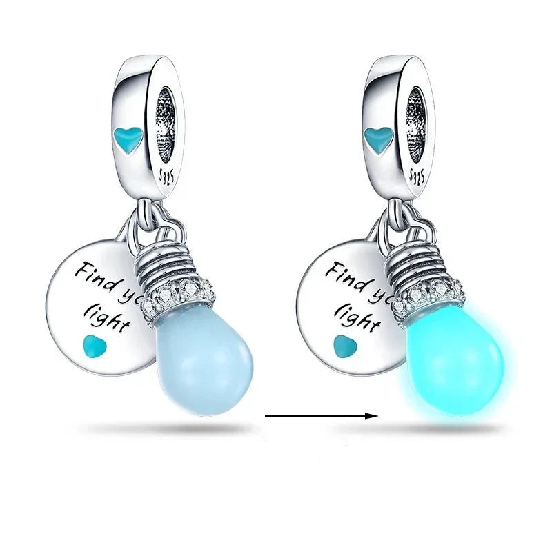 Light Charm in 925 Sterling Silver — Vanny Jewels