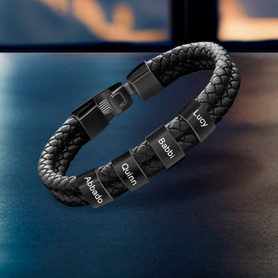 Minimalistische personalisierbare Perlenarmbänder mit Namen