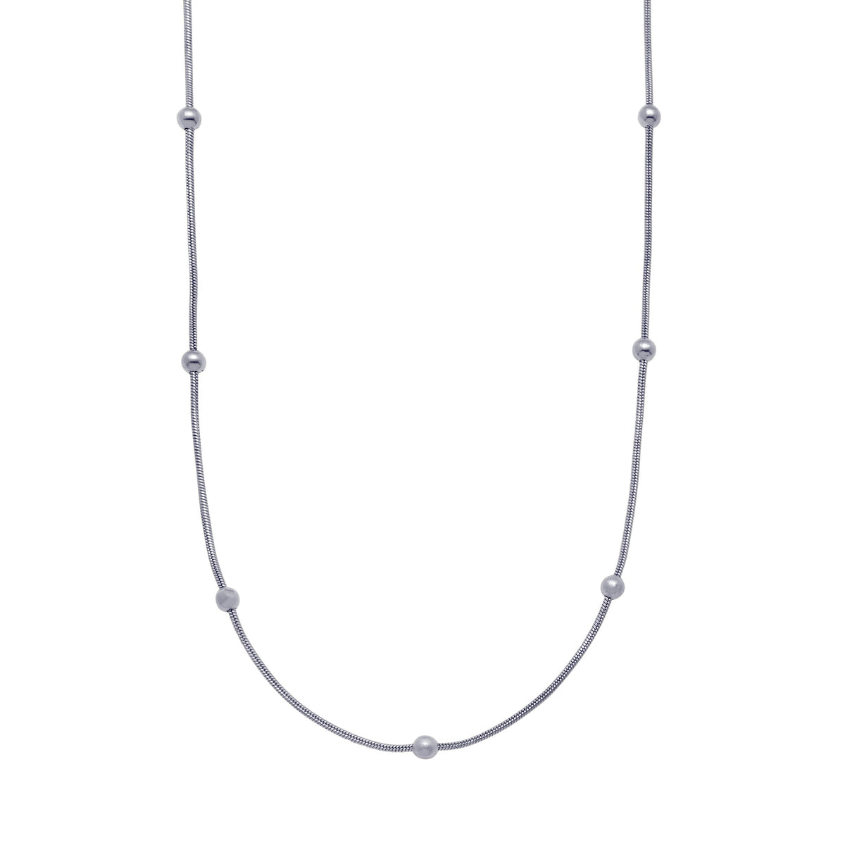 Satellite Chain Necklace in 925 sterling silver