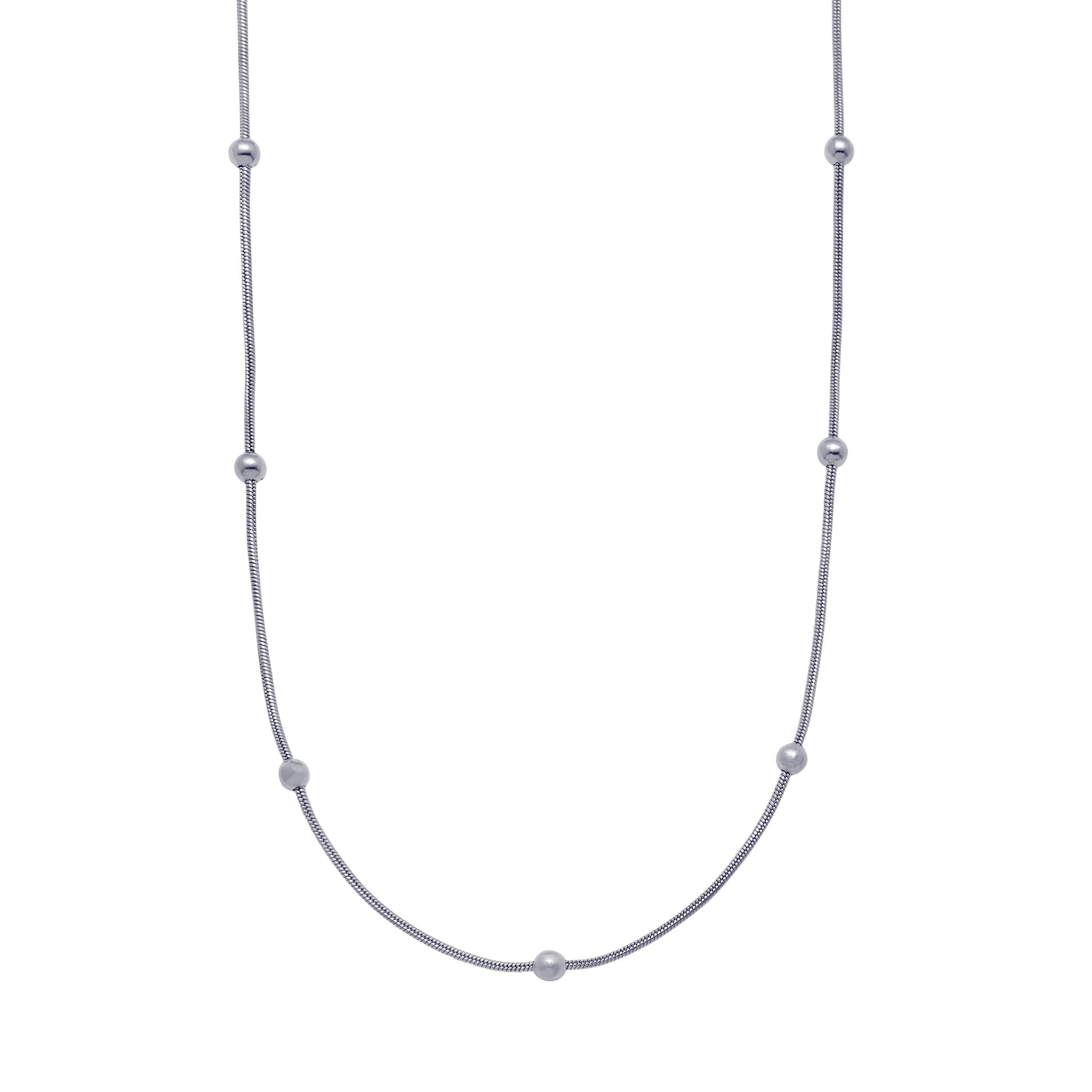 Satellite Chain Necklace in 925 sterling silver