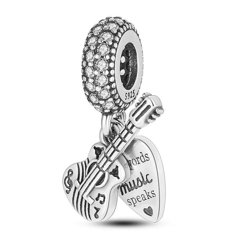 Music Charm in 925 Sterling Silver — Vanny Jewels