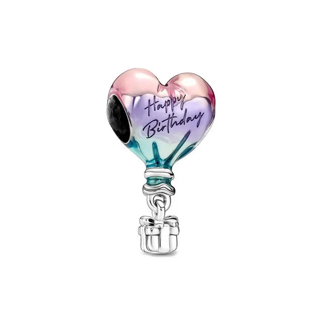 Happy Birthday Charm in 925 Sterling Silver — Vanny Jewels