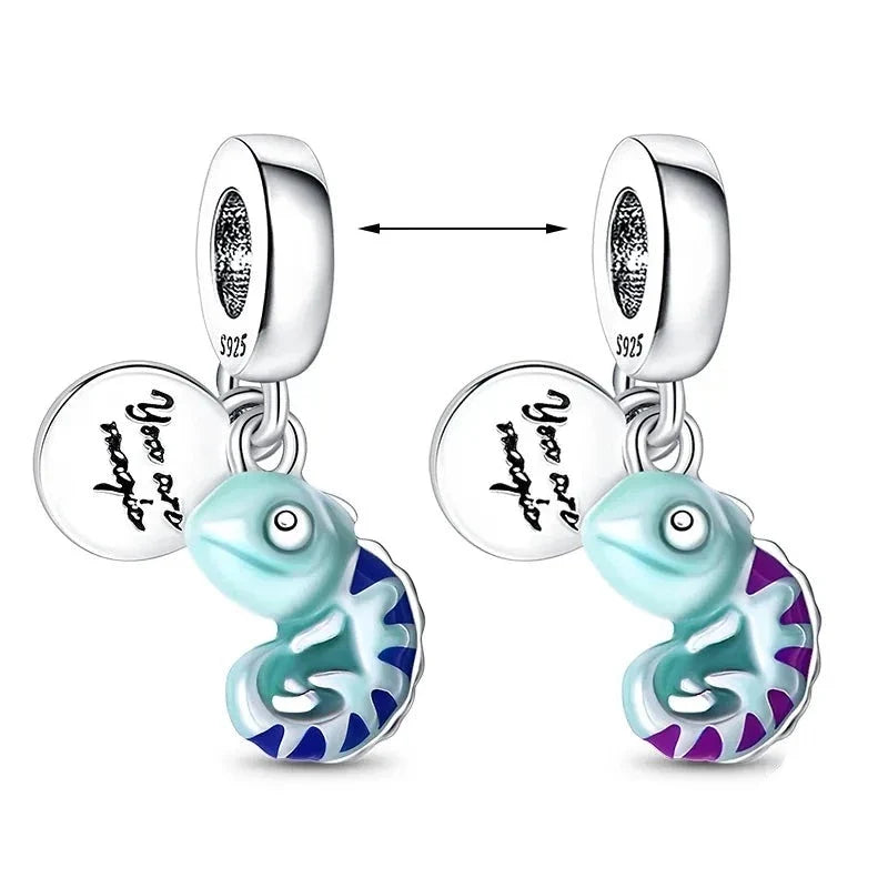 Chameleon Charm in 925 Sterling Silver — Vanny Jewels