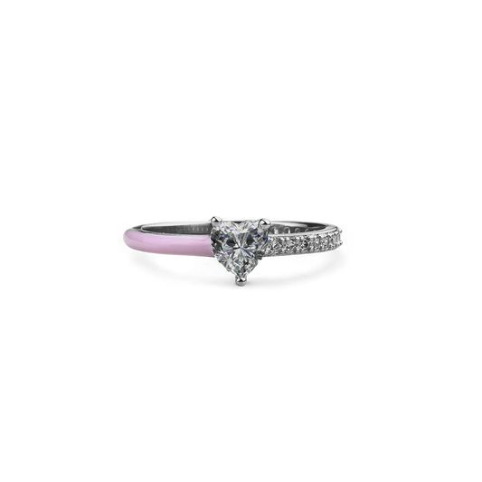 Self Reminder - No One Is You And That Is Your Power Half Enamel Ring — Vanny Jewels