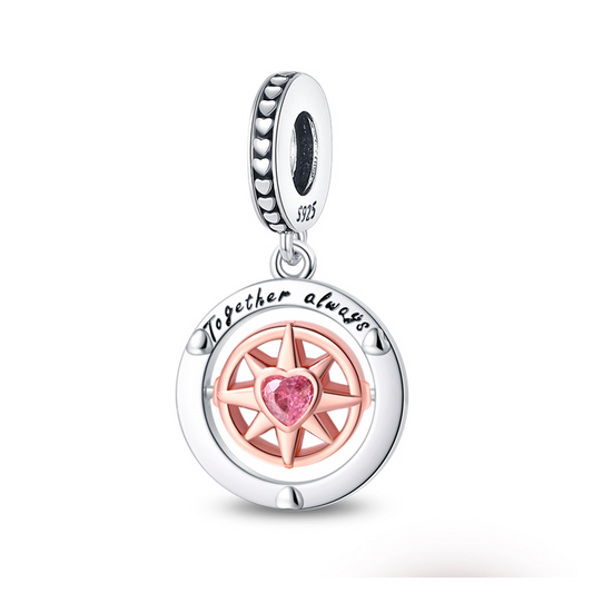 Always Together Charm in 925 Sterling Silver — Vanny Jewels
