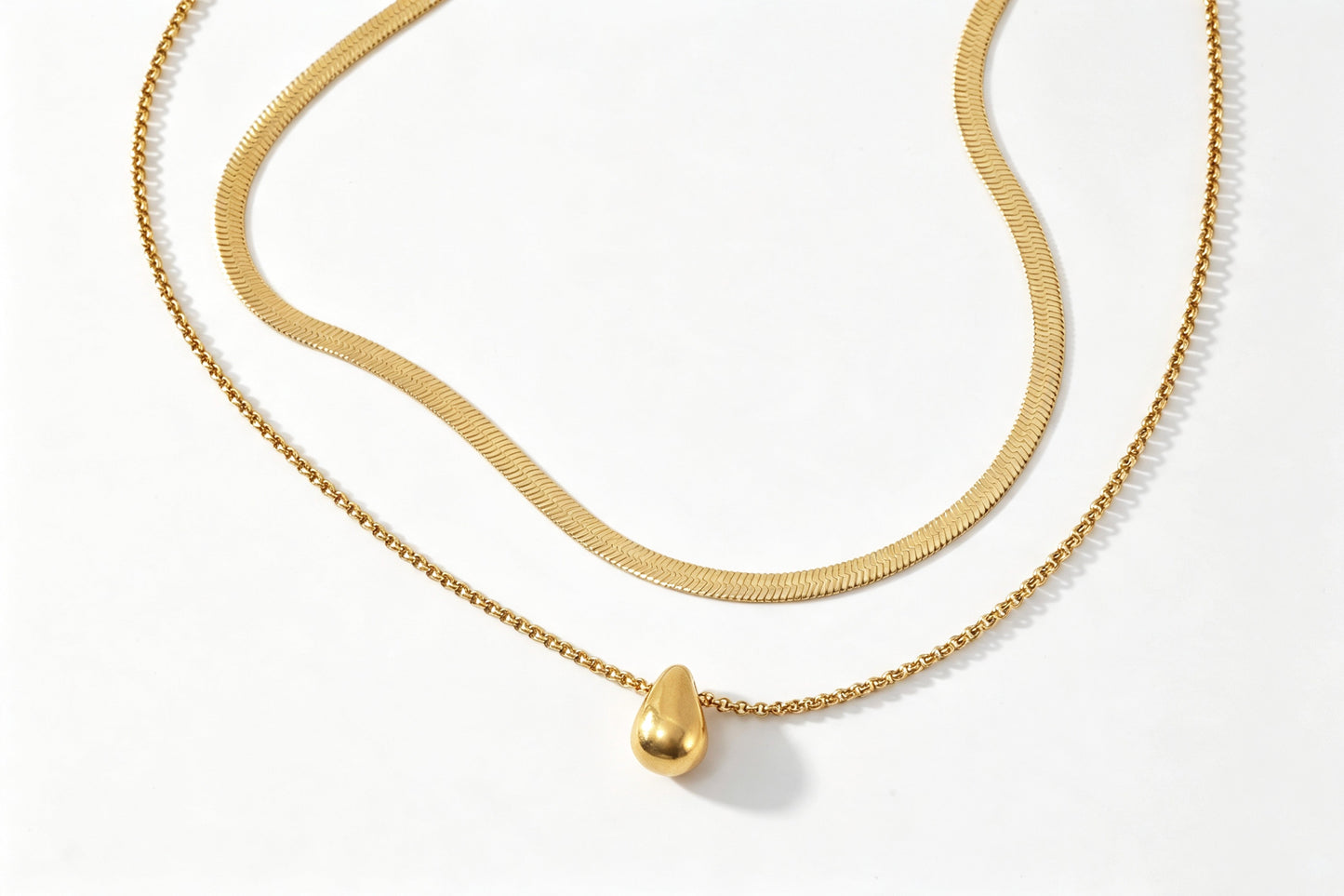 Seraphina Necklace Set, flat lay detail