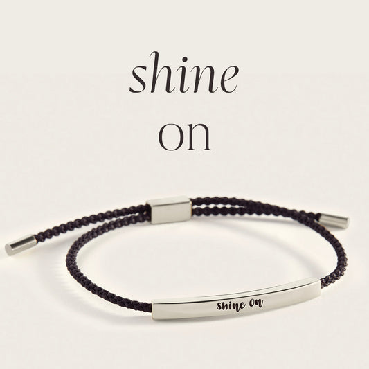 Shine On Inspire Bracelet in 925 Sterling Silver — Vanny Jewels