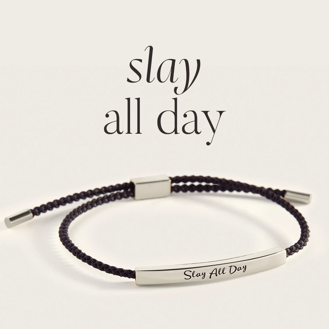 Slay All Day Inspire Bracelet in 925 Sterling Silver — Vanny Jewels