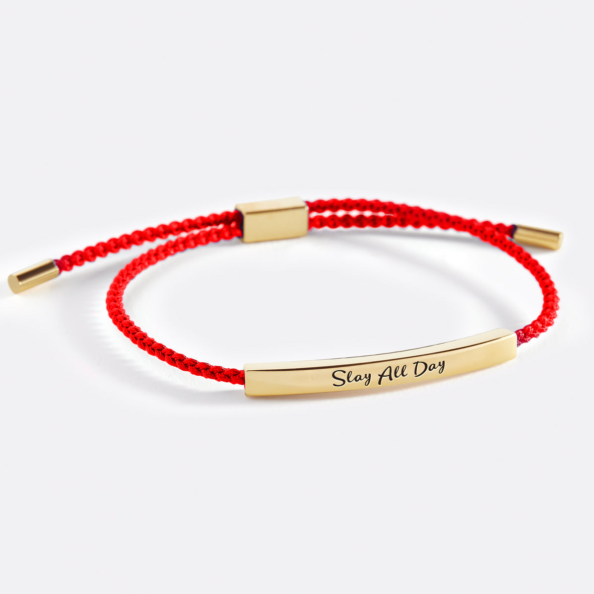 Slay All Day Inspire Bracelet in gold tone