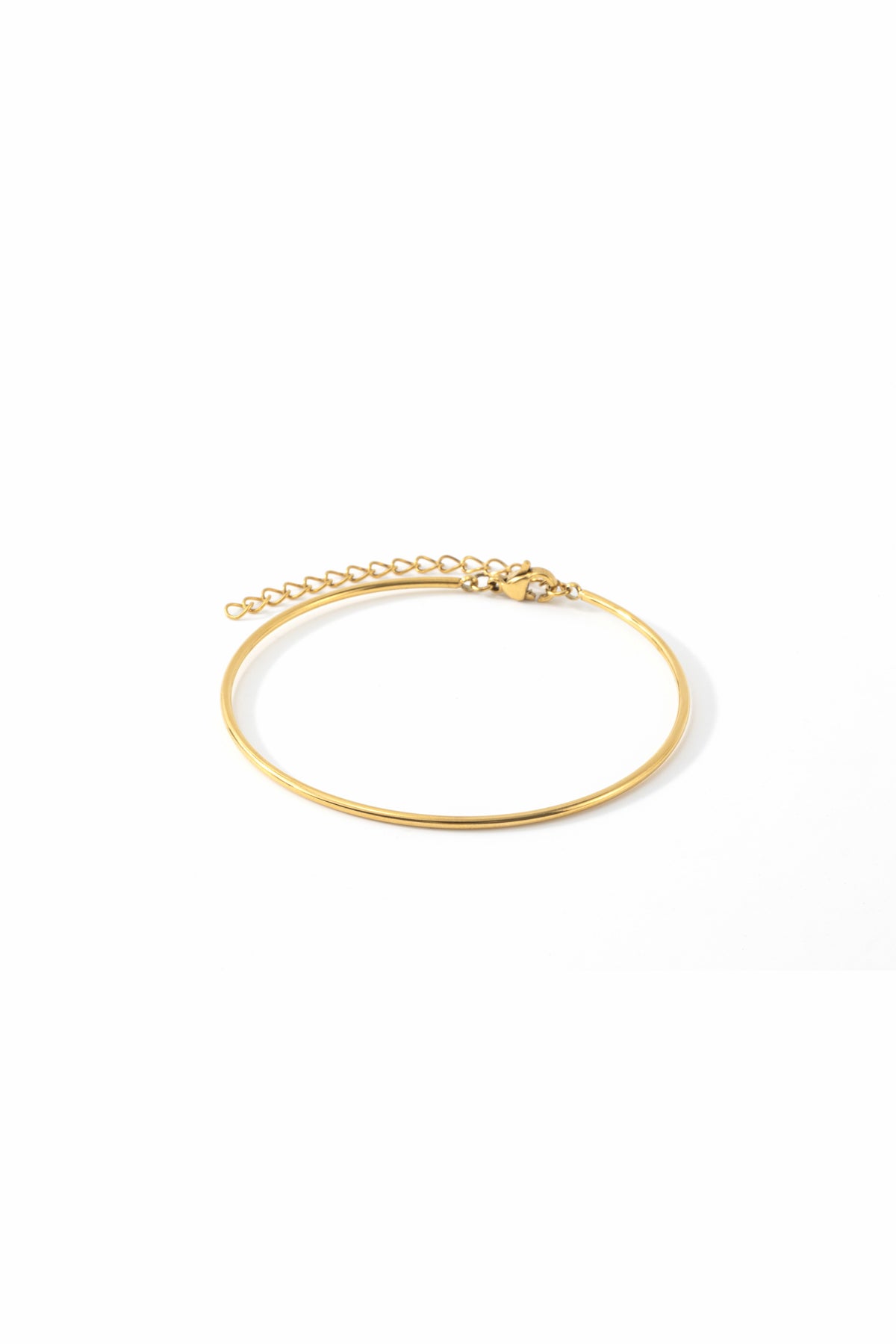 Solid Bar Cuff Bracelet, flat lay detail
