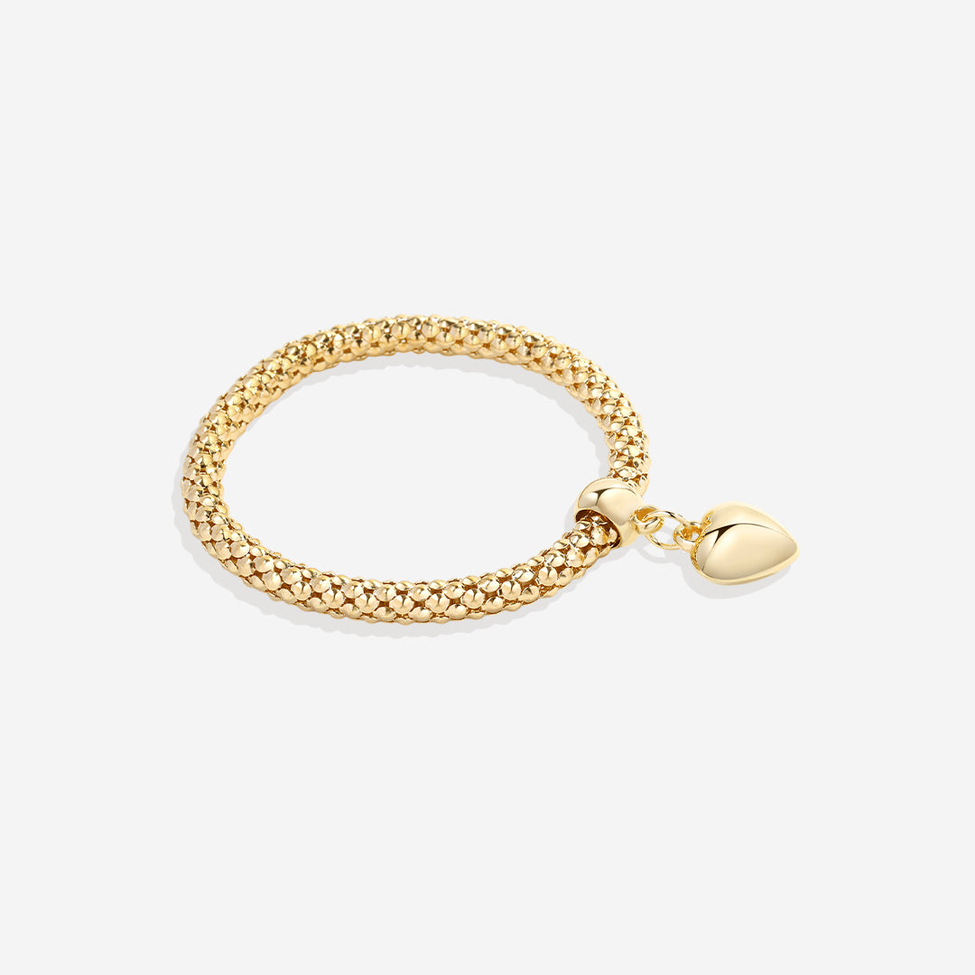 Solid Hearts Metal Bracelet