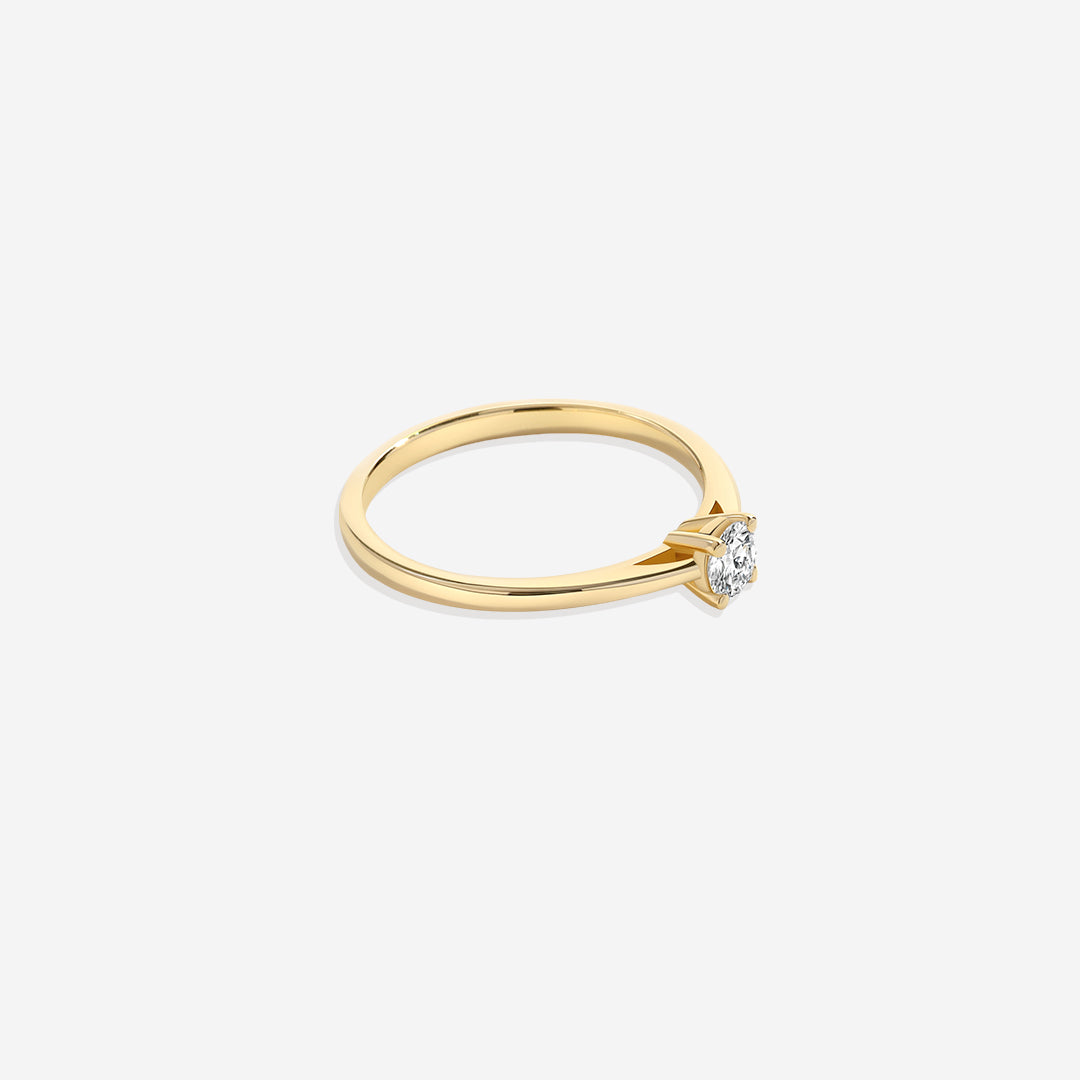 Anello Solitario con Diamante