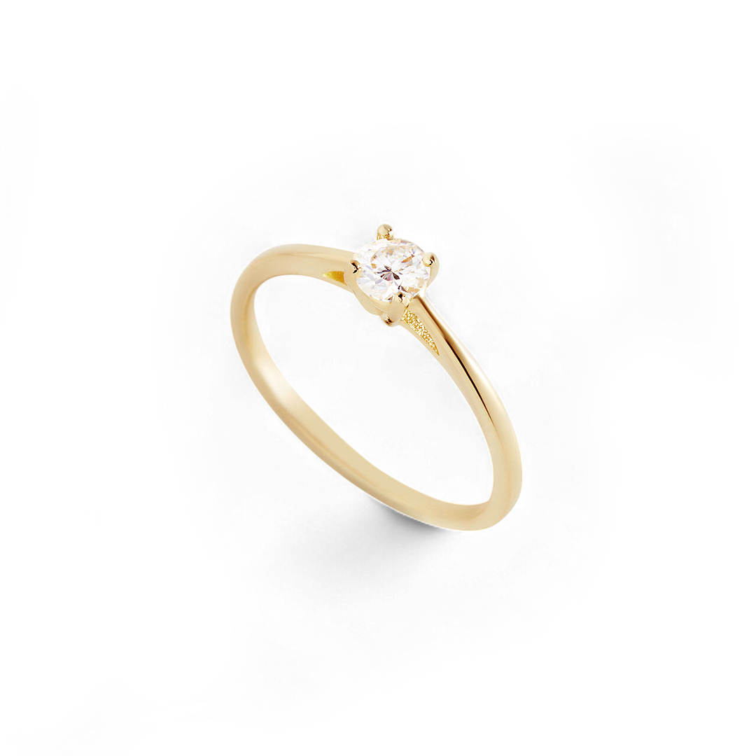 Solitaire Diamond Ring — Vanny Jewels