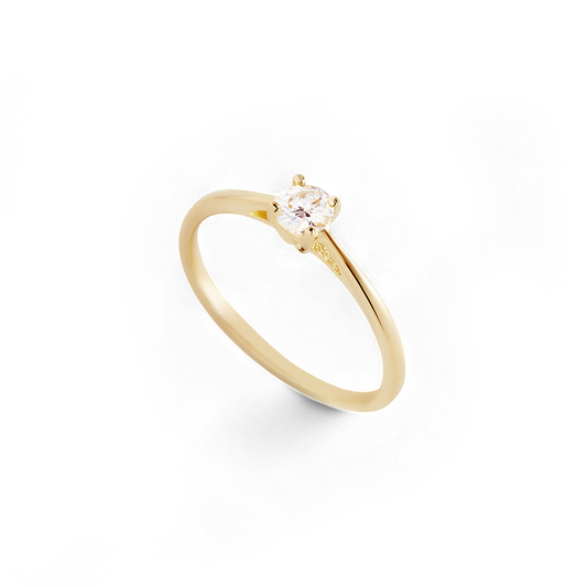 Solitaire Diamond Ring — Vanny Jewels