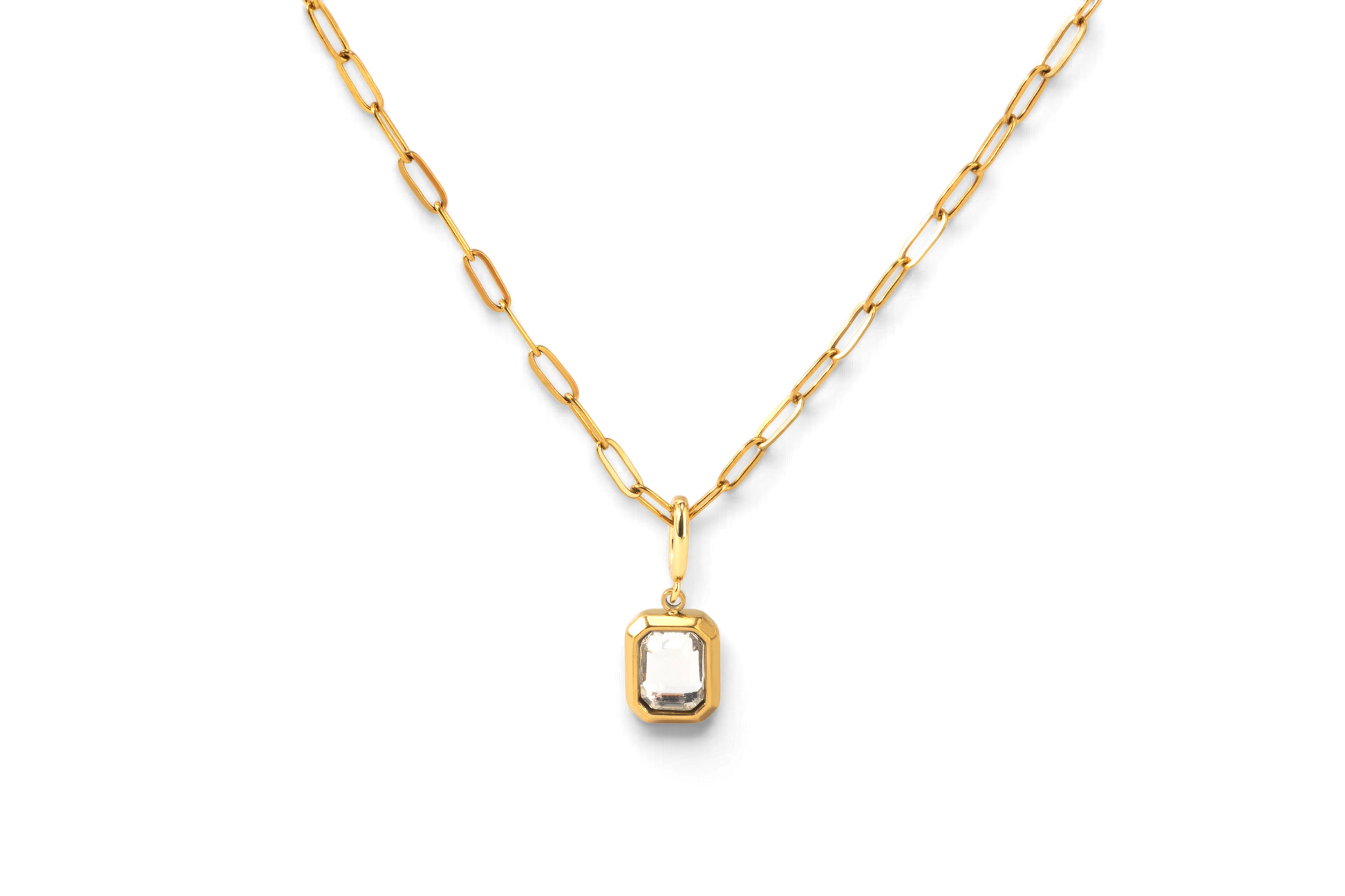 Sophia Baguette Necklace — Vanny Jewels
