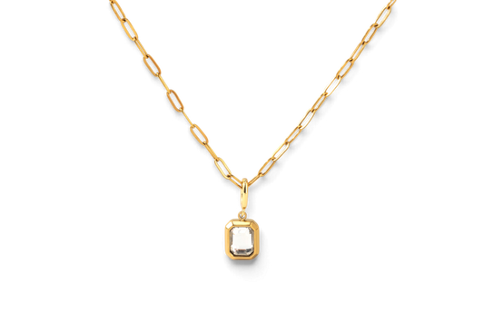 Sophia Baguette Necklace — Vanny Jewels