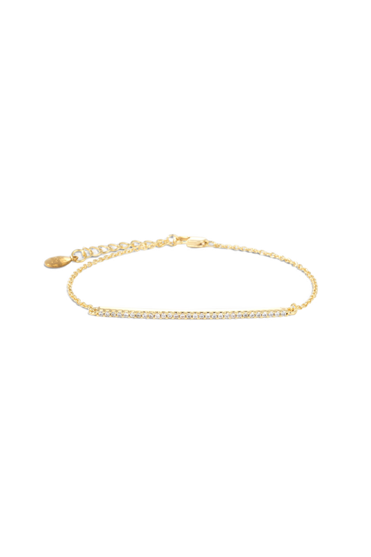 Sparkling Bar Bracelet — Vanny Jewels