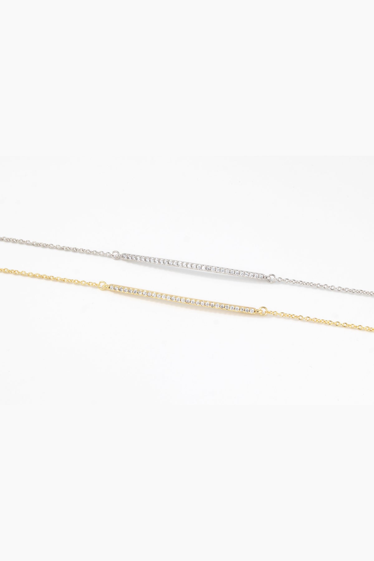 Sparkling Bar Bracelet, flat lay detail