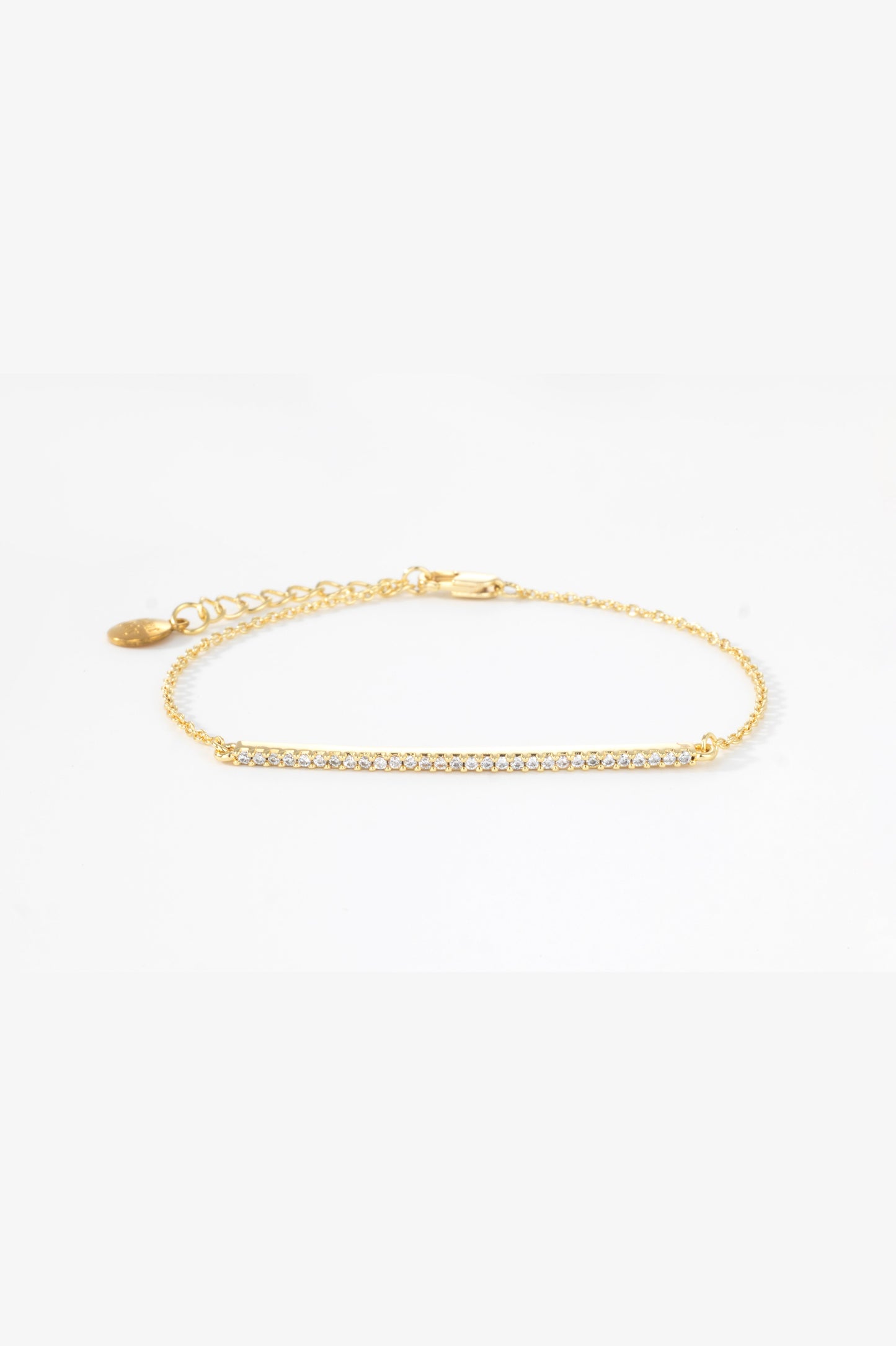 Sparkling Bar Bracelet in gold tone