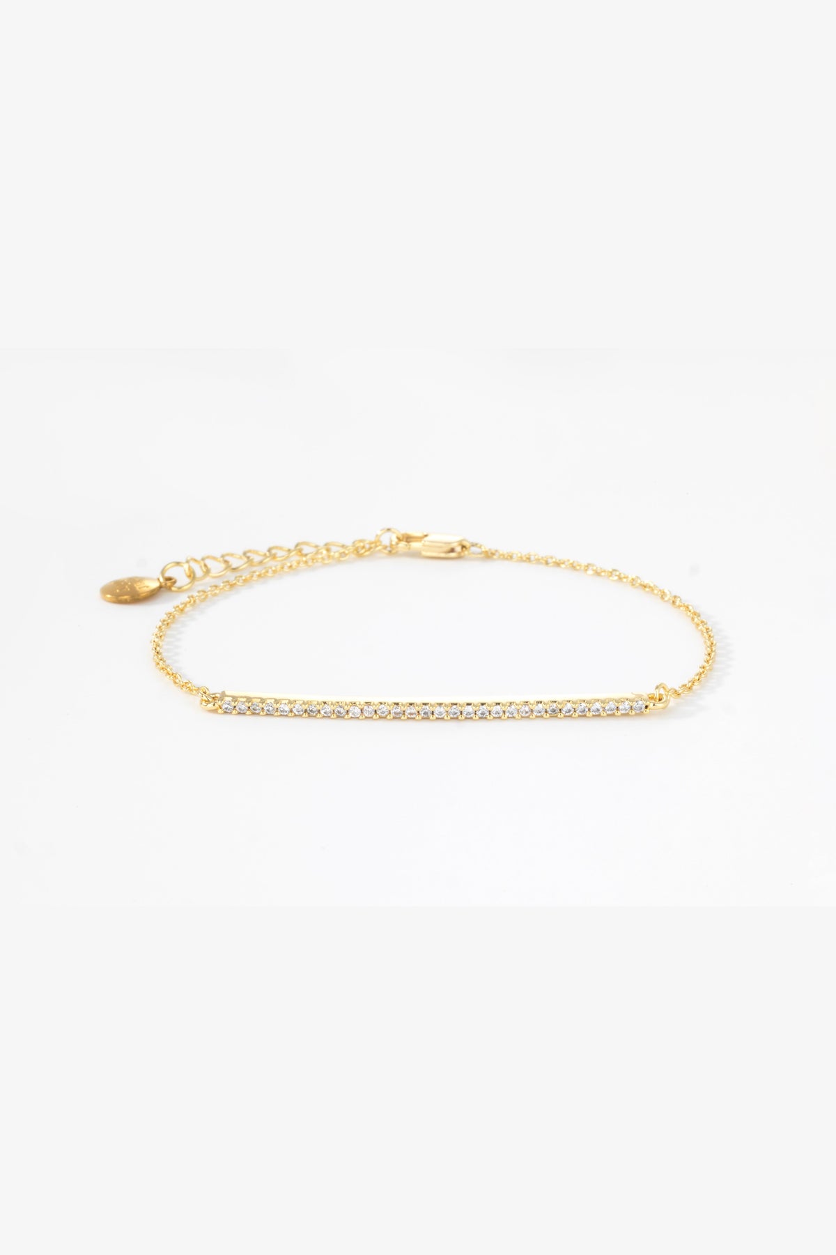 Sparkling Bar Bracelet in gold tone