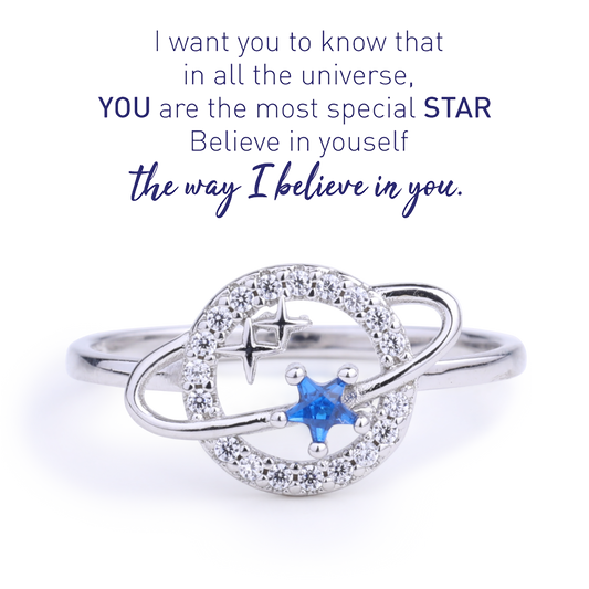 To My Special Star Planet & Stars Ring — Vanny Jewels