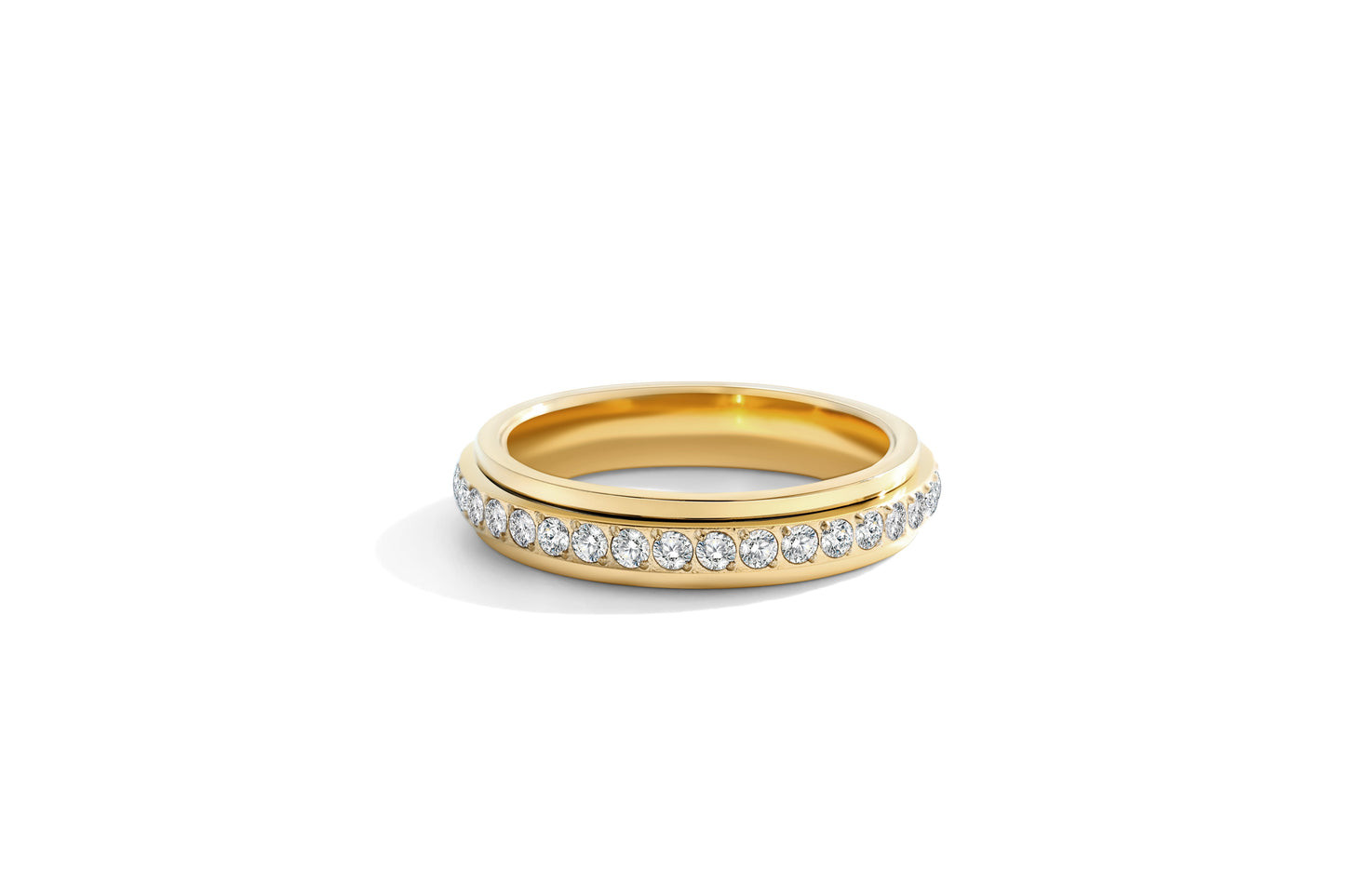 Drehbarer Fidget-Eternity-Ring