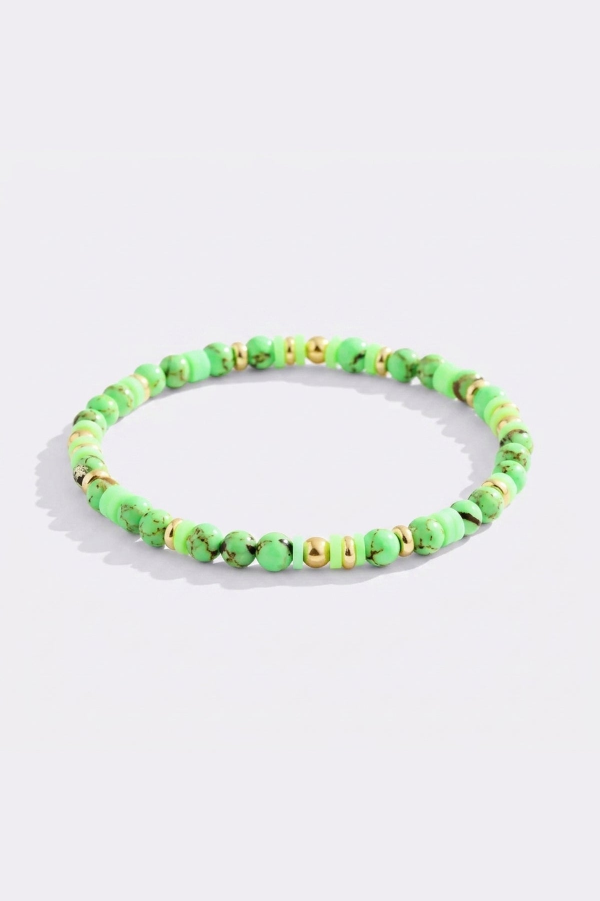 Stapelbares Geburtsstein-Perlenarmband