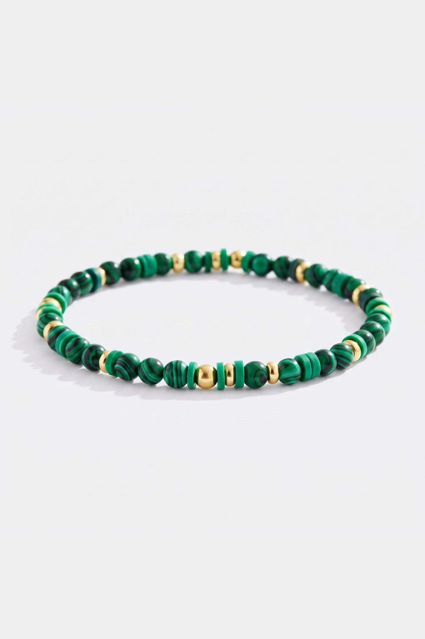Stacking Birthstone Beaded Bracelet with May birthstone