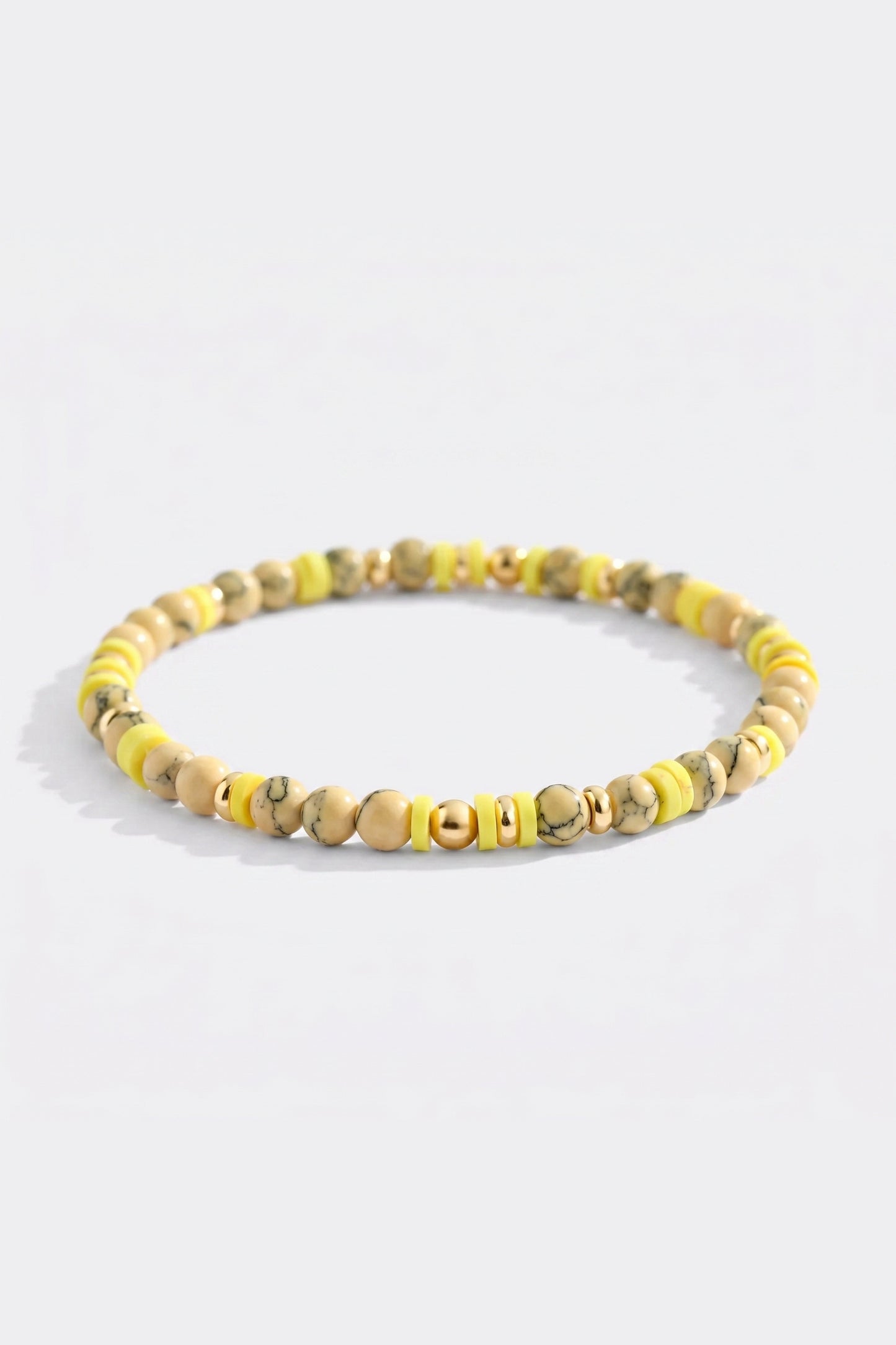 Stapelbares Geburtsstein-Perlenarmband