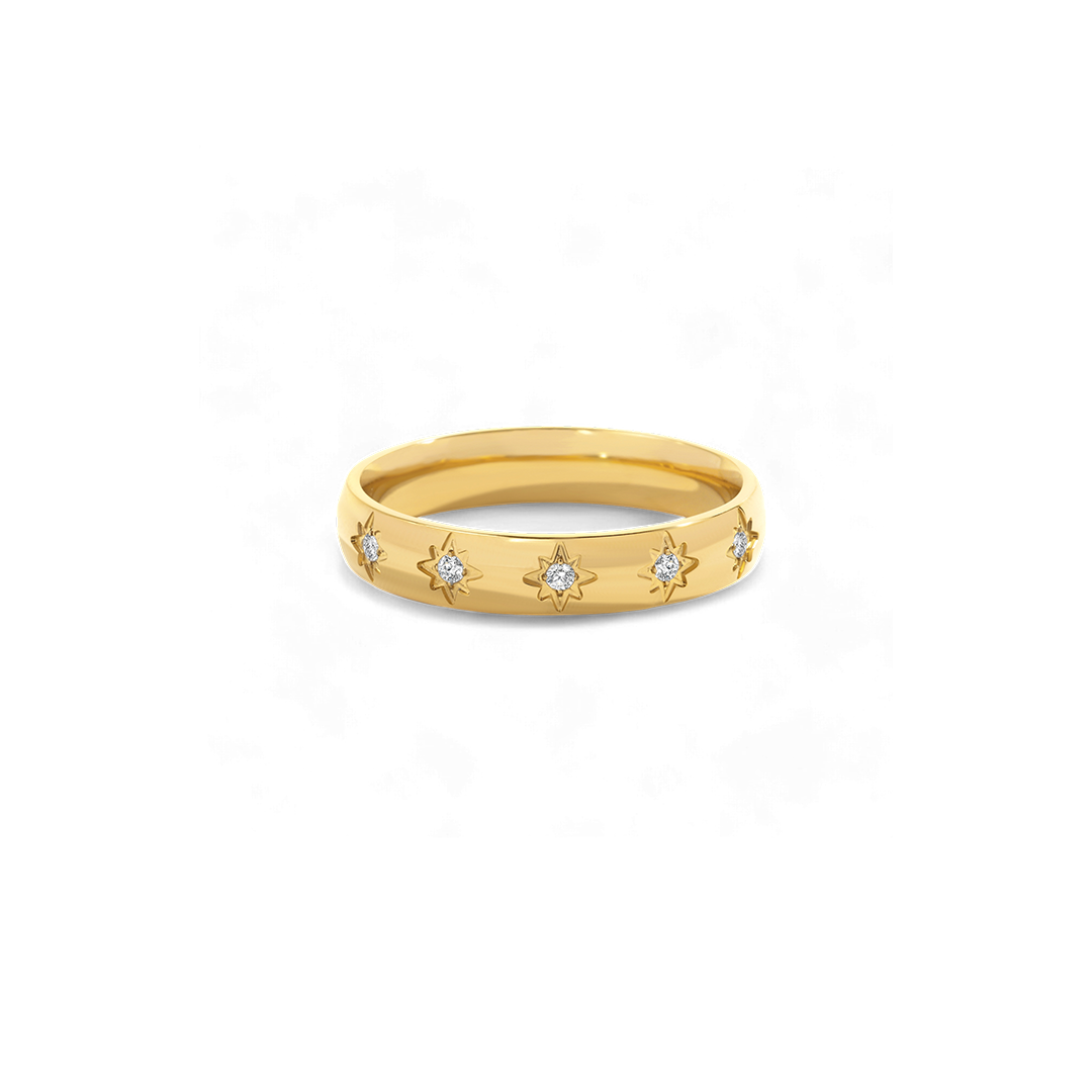 Anello componibile a stella