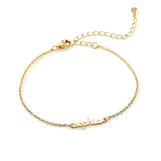 Stella Dainty Name Bracelet — Vanny Jewels