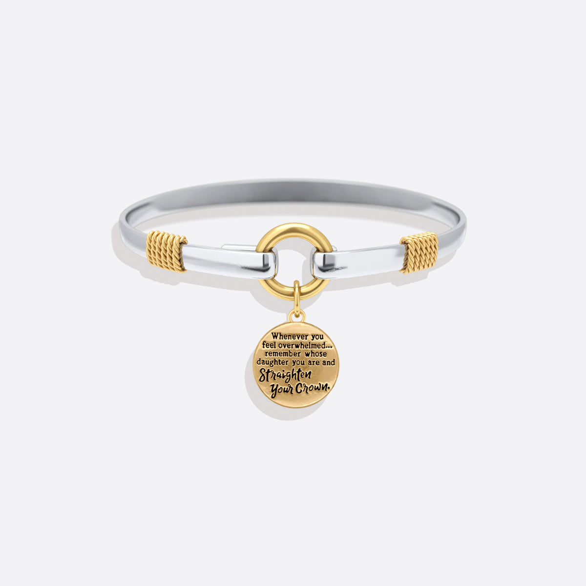 Raddrizza la Corona - Bracciale Charm Bicolore