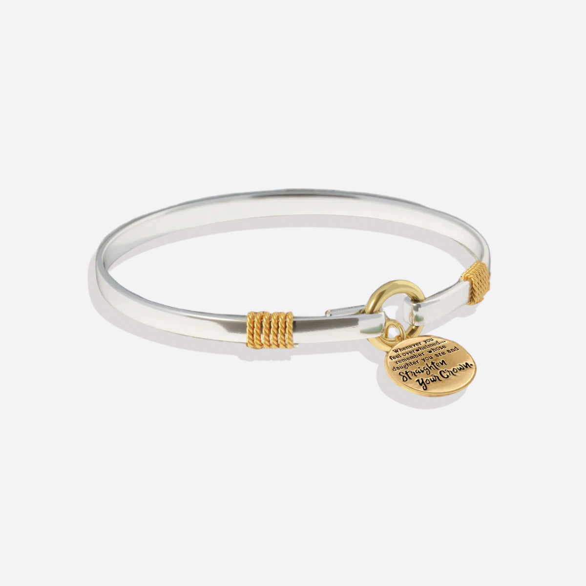 Raddrizza la Corona - Bracciale Charm Bicolore