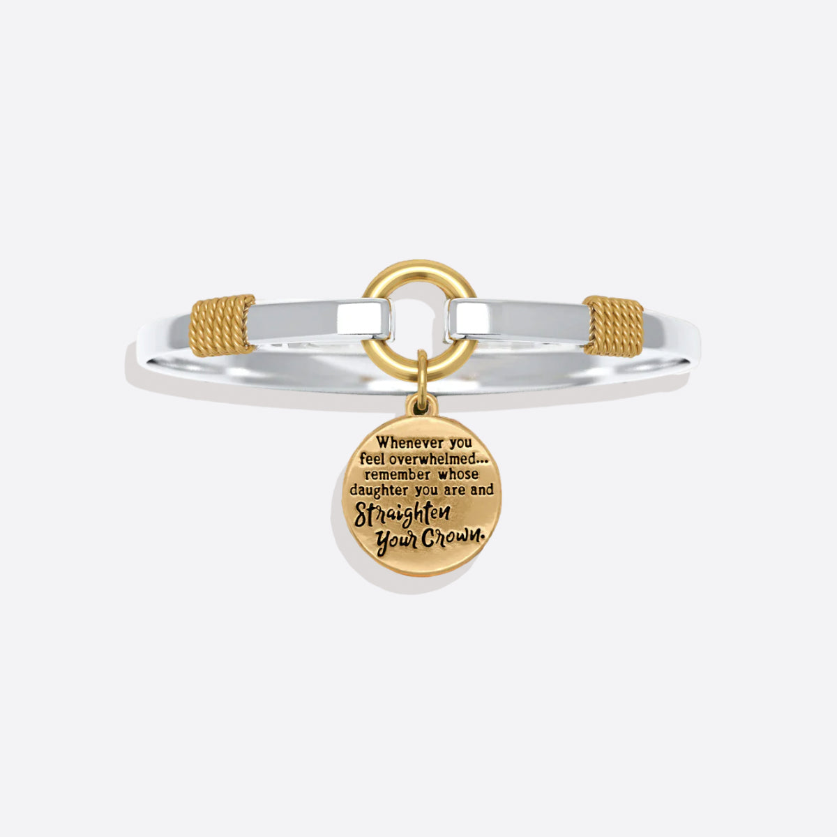 Raddrizza la Corona - Bracciale Charm Bicolore