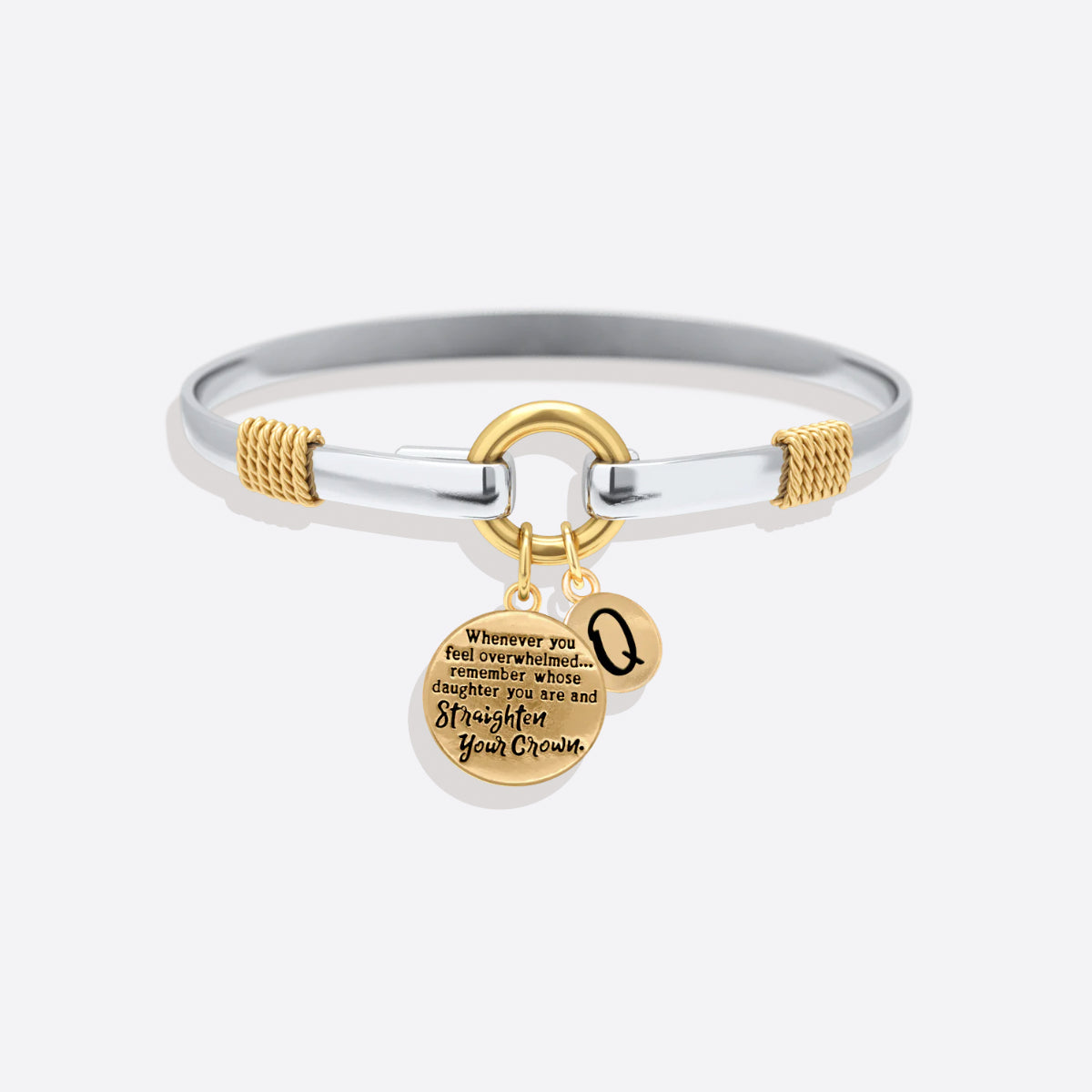 Raddrizza la Corona - Bracciale Charm Bicolore