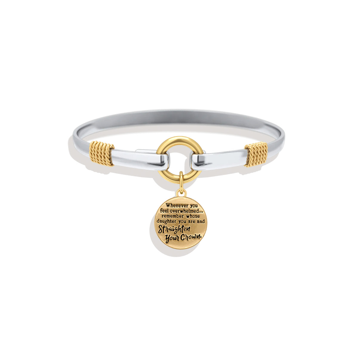 Raddrizza la Corona - Bracciale Charm Bicolore