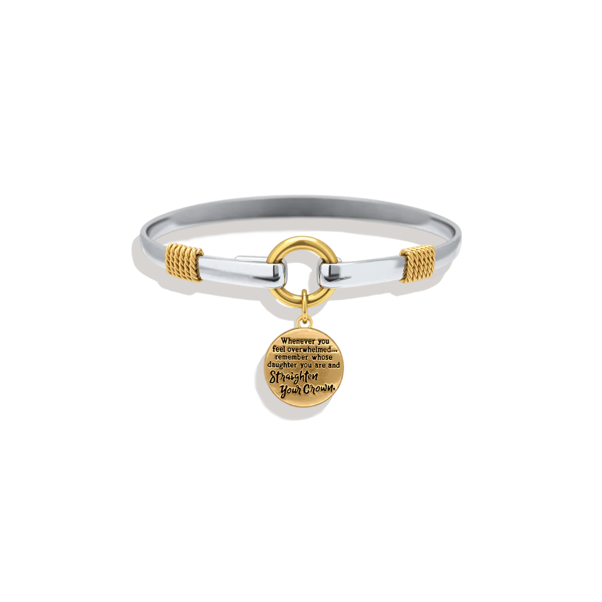 Raddrizza la Corona - Bracciale Charm Bicolore