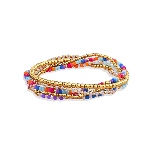 Summer Beaded Bracelet Stacking Set — Vanny Jewels